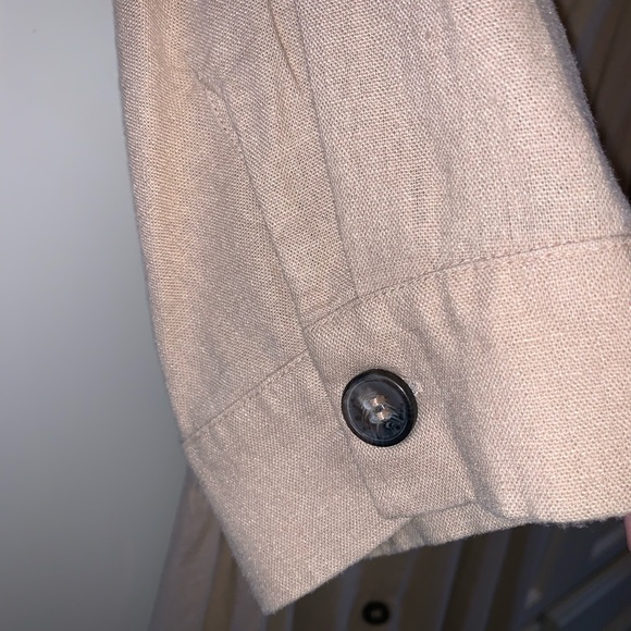 Tan Linen Maxi Dress - Zara - Picture 5 of 9